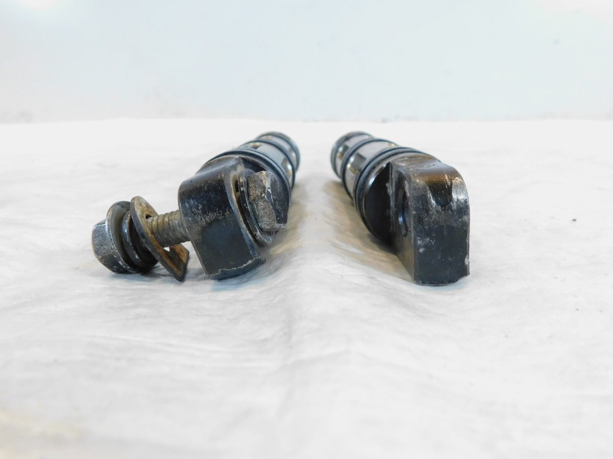 Harley Touring FXR Dyna Sportster & Softail Metal Ringed Footpegs Footrests - C3 Cycle