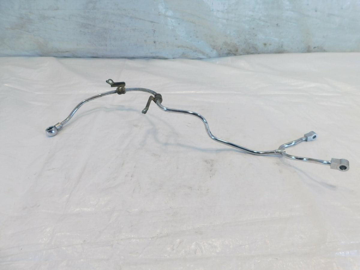 1989-1998 Honda PC800 Pacific Coast 800 Front Cylinder Head Oil Feed Line Pipe - C3 Cycle