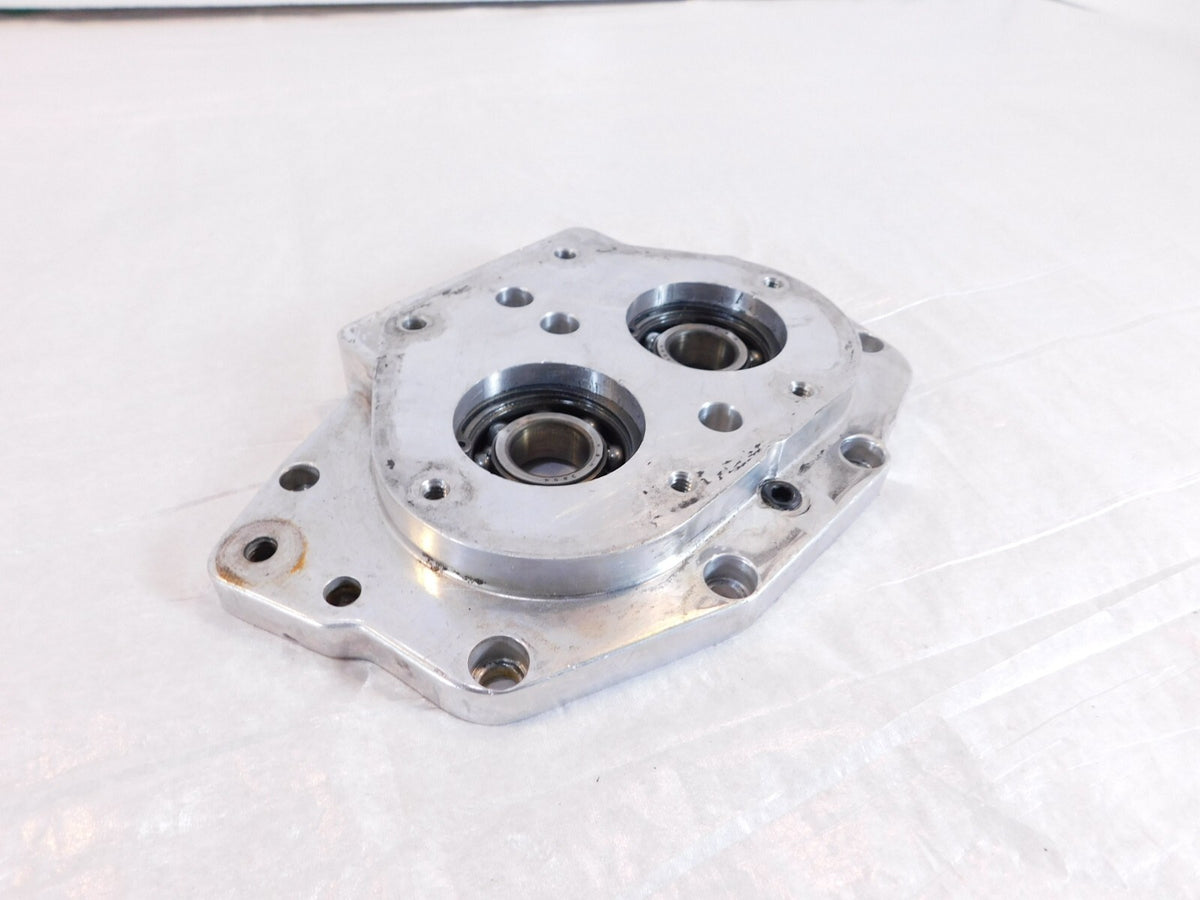 Harley EVO Electra & Tour Glide Polished Transmission Trap Door Bearing Housing