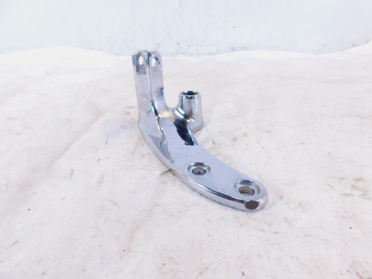 Harley Davidson Dyna FXDWG Wide Glide Black Left Forward Controls Mount Bracket - C3 Cycle