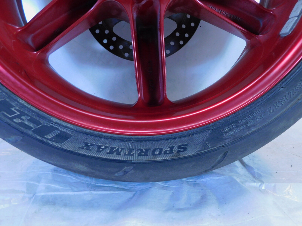 Buell XB9R XB12R Firebolt & Lightning & 1125 Red Mag Rear Wheel Rim & Tire - C3 Cycle
