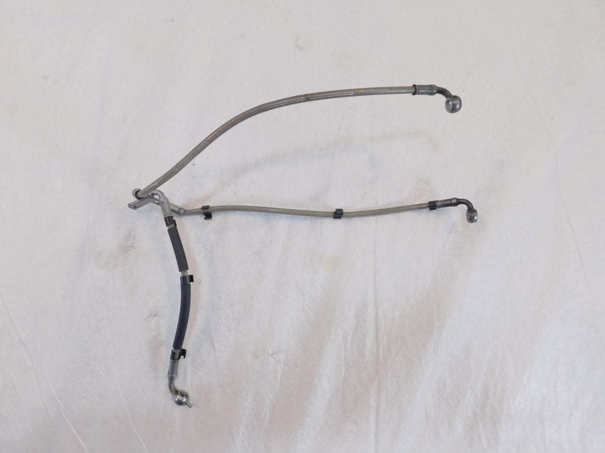 2012-2018 BMW F800 F800GT Front Left & Right Brake Disc Calipers Hose Line Pipes - C3 Cycle
