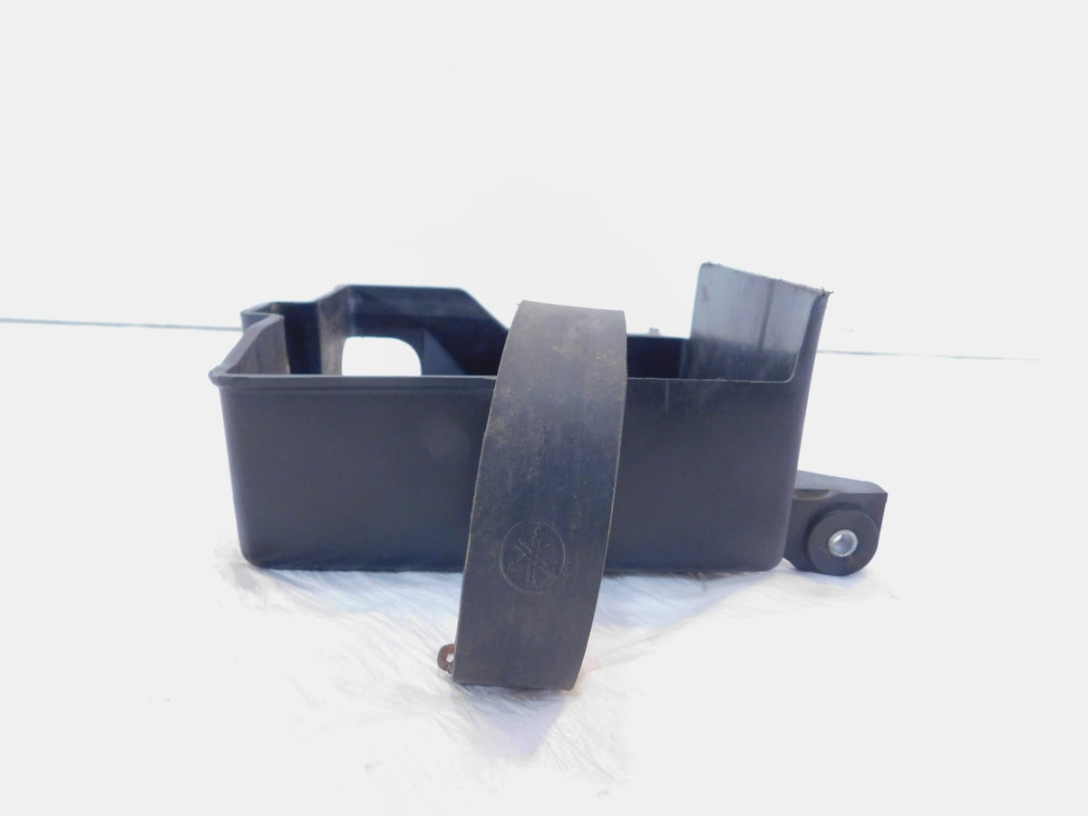 1983 83 Yamaha XJ750J Maxim 750 Black Battery Box Holder Case Tray w/ Belt Strap - C3 Cycle