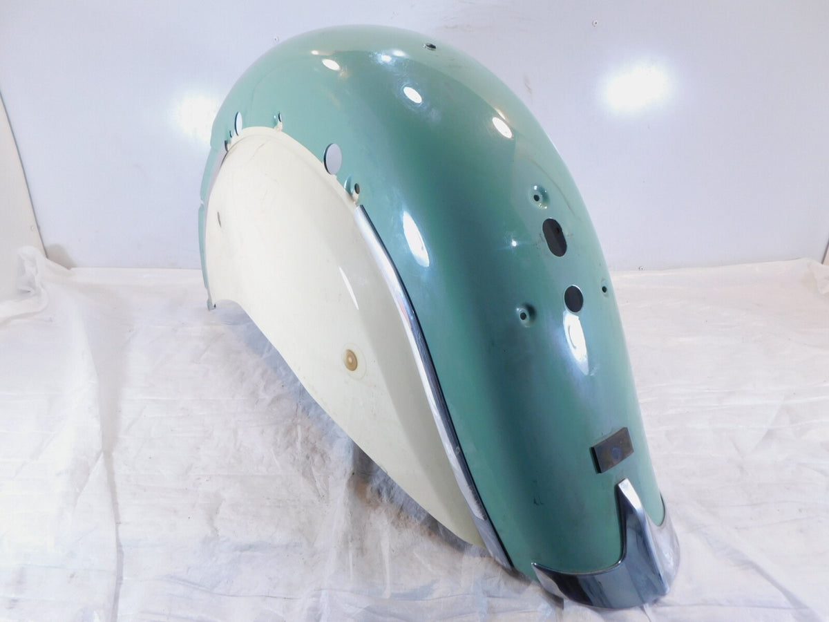Indian Chief Chieftain Roadmaster & Springfield Green Rear Wheel Cover Fender - C3 Cycle