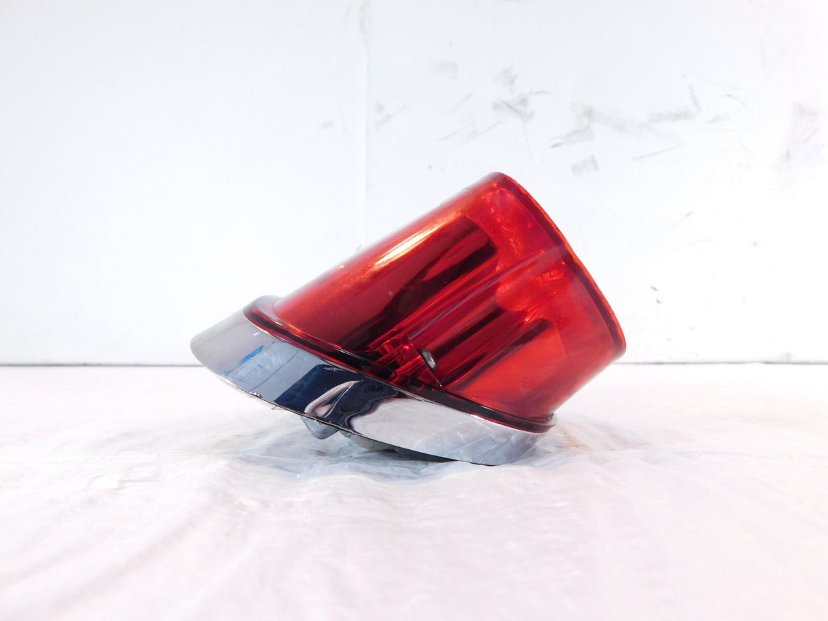 Harley Touring Dyna Softail Sportster Rear Tail Brake Light & Backplate -CRACKED - C3 Cycle