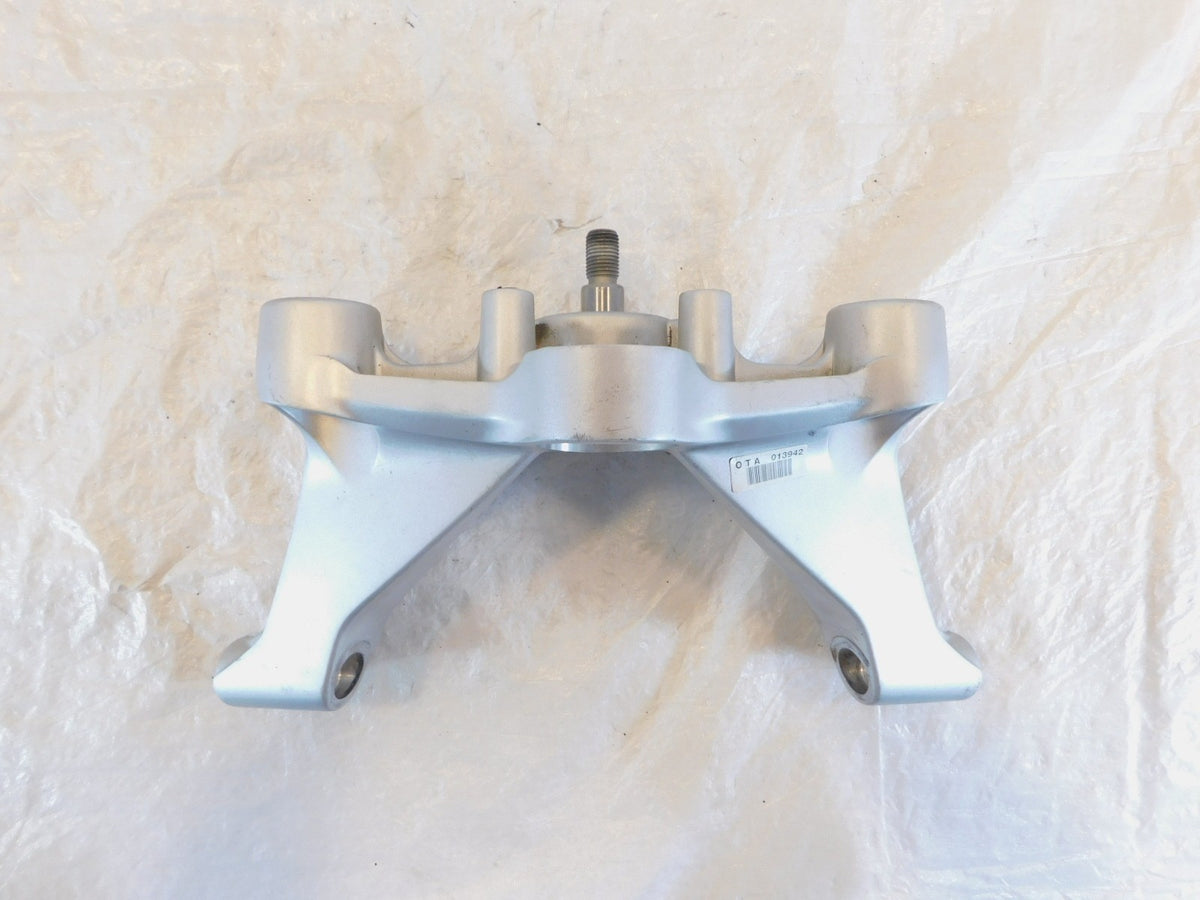 BMW R1200RT R1250RT Silver Upper Handlebar Mount Front Fork Triple Tree Yoke - C3 Cycle