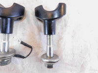 Harley Davidson Sportster 883 & 1200 & Dyna Black Handlebar Bar Riser Clamps - C3 Cycle