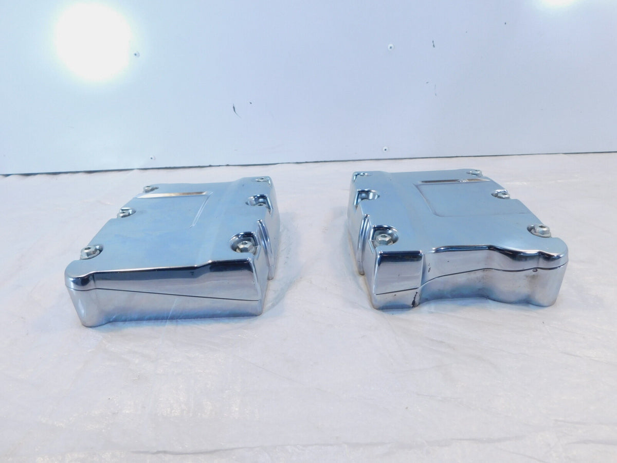 Harley Davidson Touring Dyna & Softail Chrome Cylinder Head Rocker Boxes - C3 Cycle
