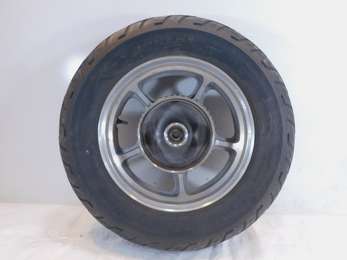 Honda VT1100 VT1100C Spirit Shadow 1100 Silver Spoked Cast Rear Wheel Rim & Tire - C3 Cycle
