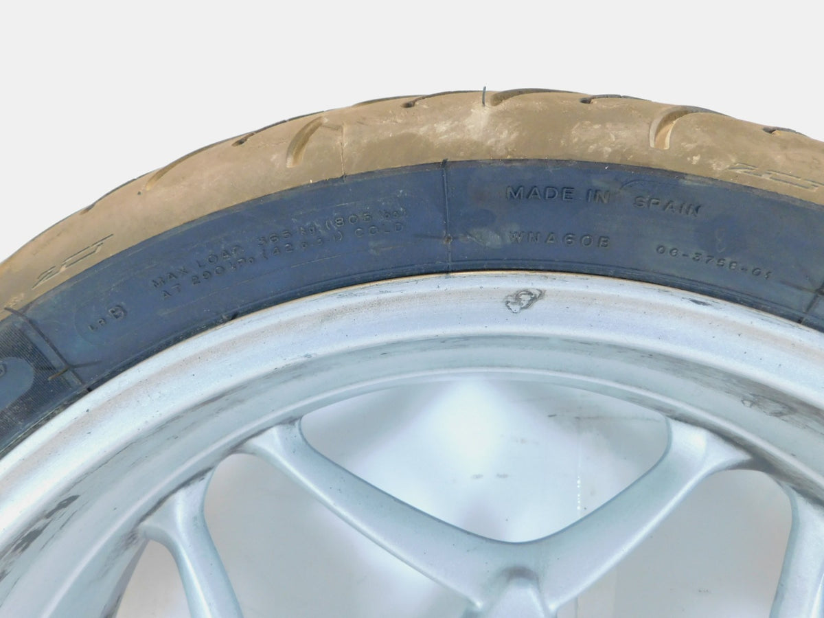 2005-2013 BMW R1200RT R1200ST R1200 RT ST R900RT Silver Back Rear Wheel w/ Tire - C3 Cycle