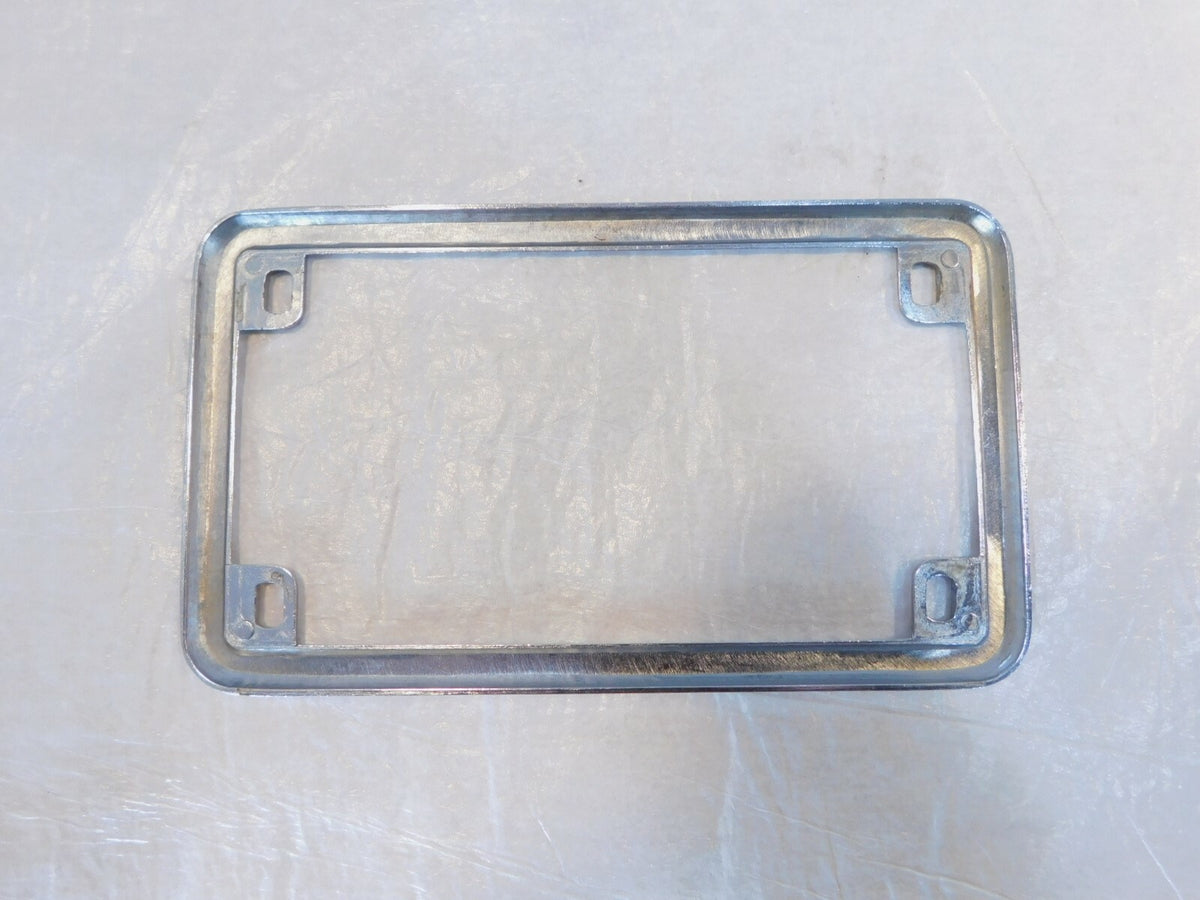 2003 Victory V92 Classic Cruiser Chrome Rear License Plate Bracket Trim Frame - C3 Cycle