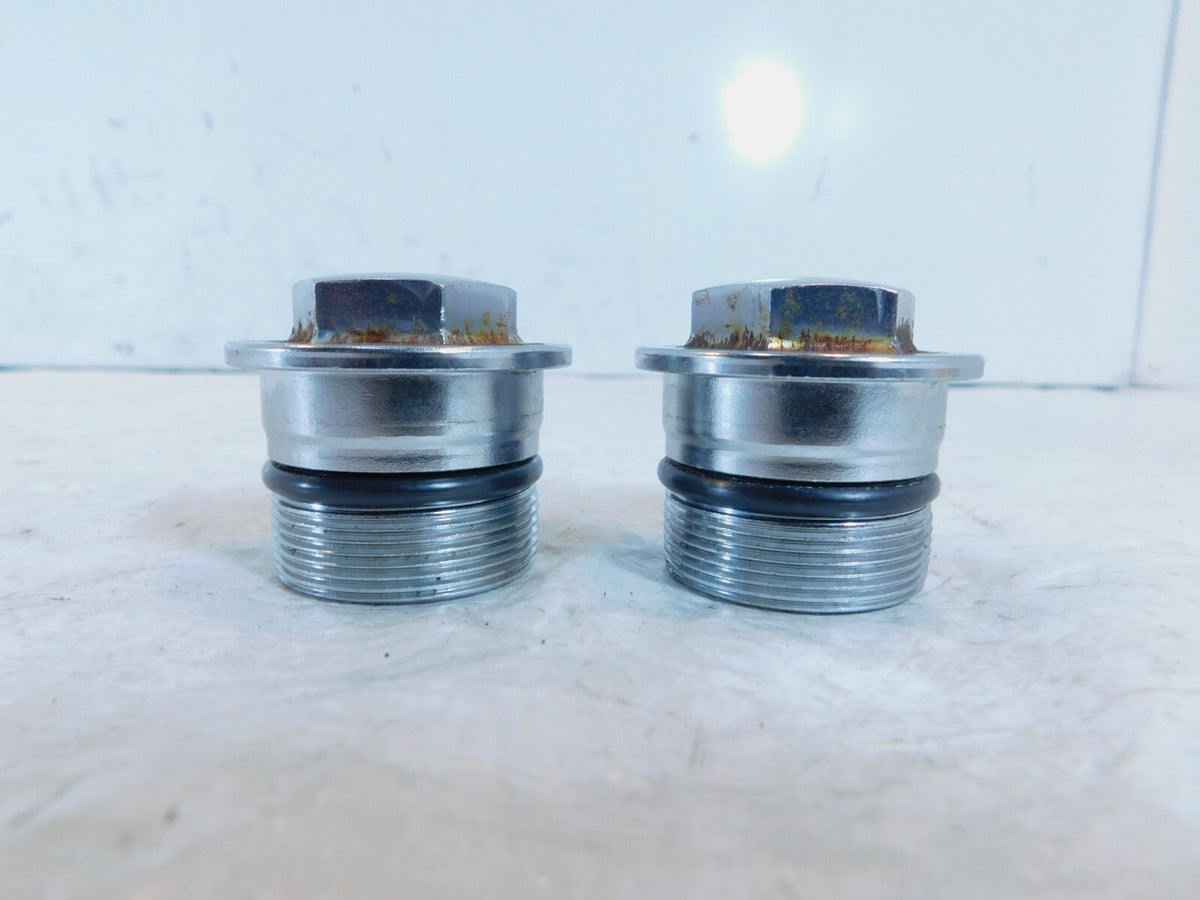 1987-2009 Suzuki VS1400 VL1500 Intruder Boulevard S83 Front Fork Tube Plug Caps - C3 Cycle