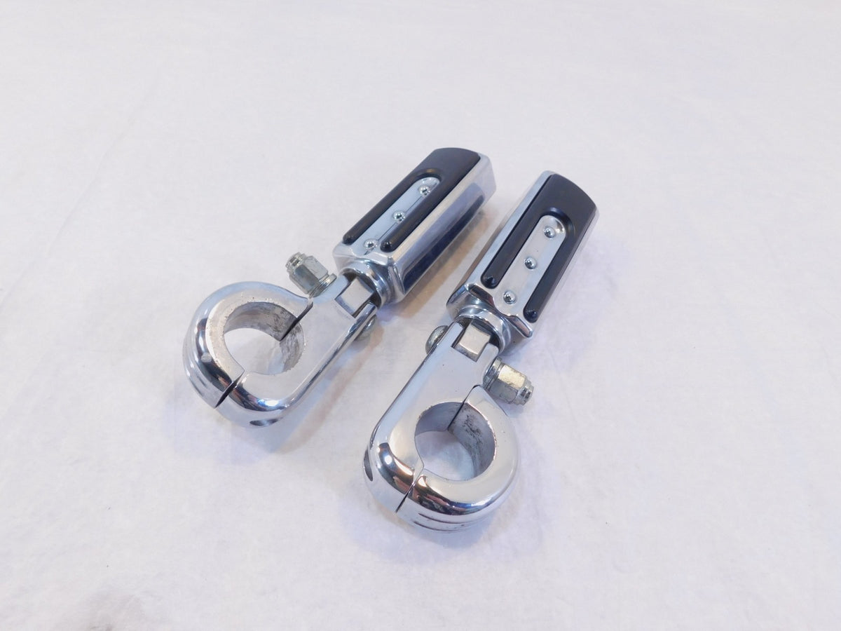Harley Electra Glide & Road King Ironside Footrest Footpegs w/ Highway Mounts - C3 Cycle