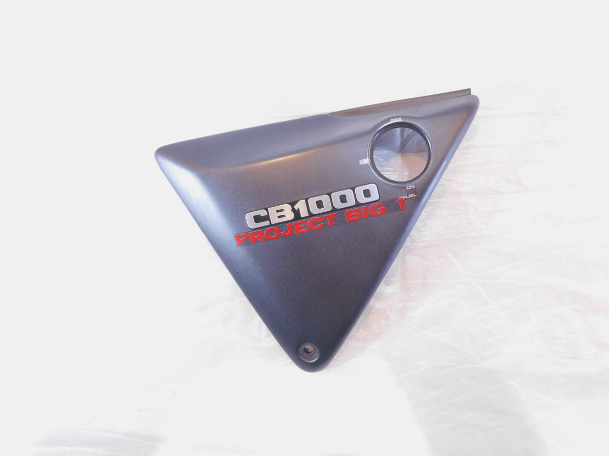 1995 95 Honda CB1000 CB 1000 Black Left Side Ignition Switch Cover Fairing Cowl - C3 Cycle