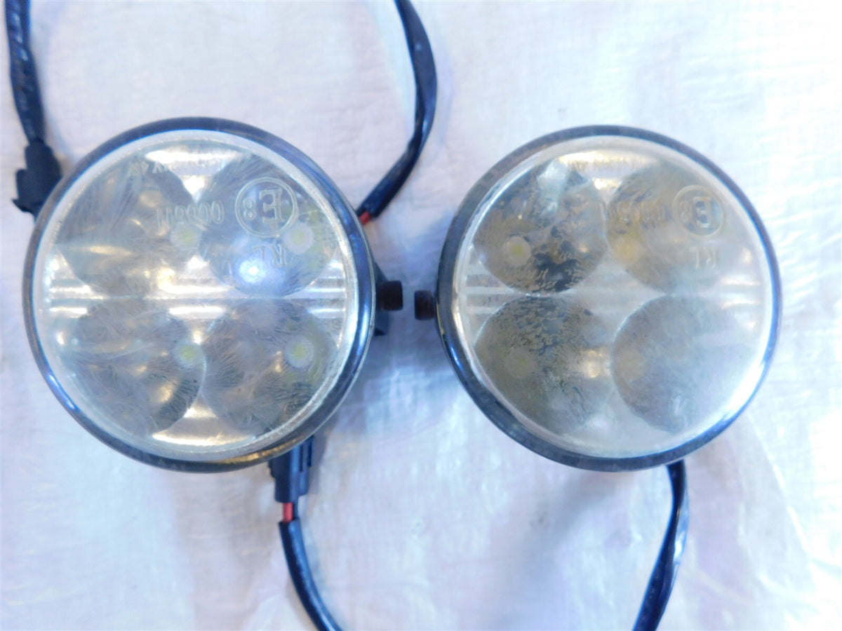 1996 & 1997 BMW R850 R850R Front Left/Right Auxiliary Fog Light Lamps & Brackets - C3 Cycle