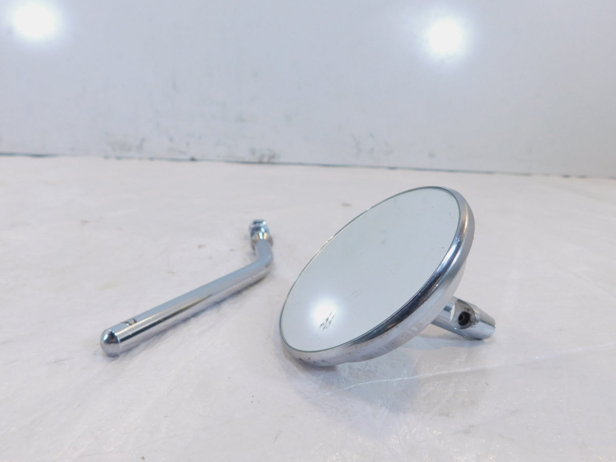 Harley Davidson FXR & Softail & Dyna & Sportster Left Chrome Rear View Mirror - C3 Cycle