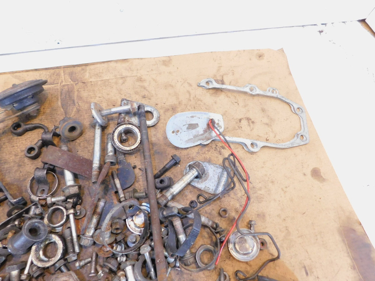 1992 Kawasaki Ninja ZX6 ZX600D Misc Nuts Bolts Brackets Hardware Parts Box Lot - C3 Cycle