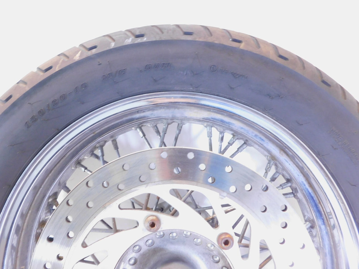 Yamaha V-Star 650 XVS650 Classic Silverado Laced Front Wheel Rim & Brake Rotor - C3 Cycle