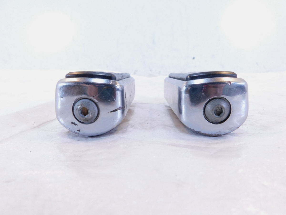 Harley Touring CVO Dyna Sportster & Softail Chrome & Rubber Footpegs Footrests