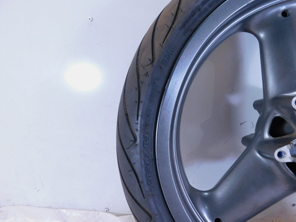 1991-2003 Triumph Sprint 900 & Trophy 900 1200 Gray Front Wheel Rim & Tire - C3 Cycle