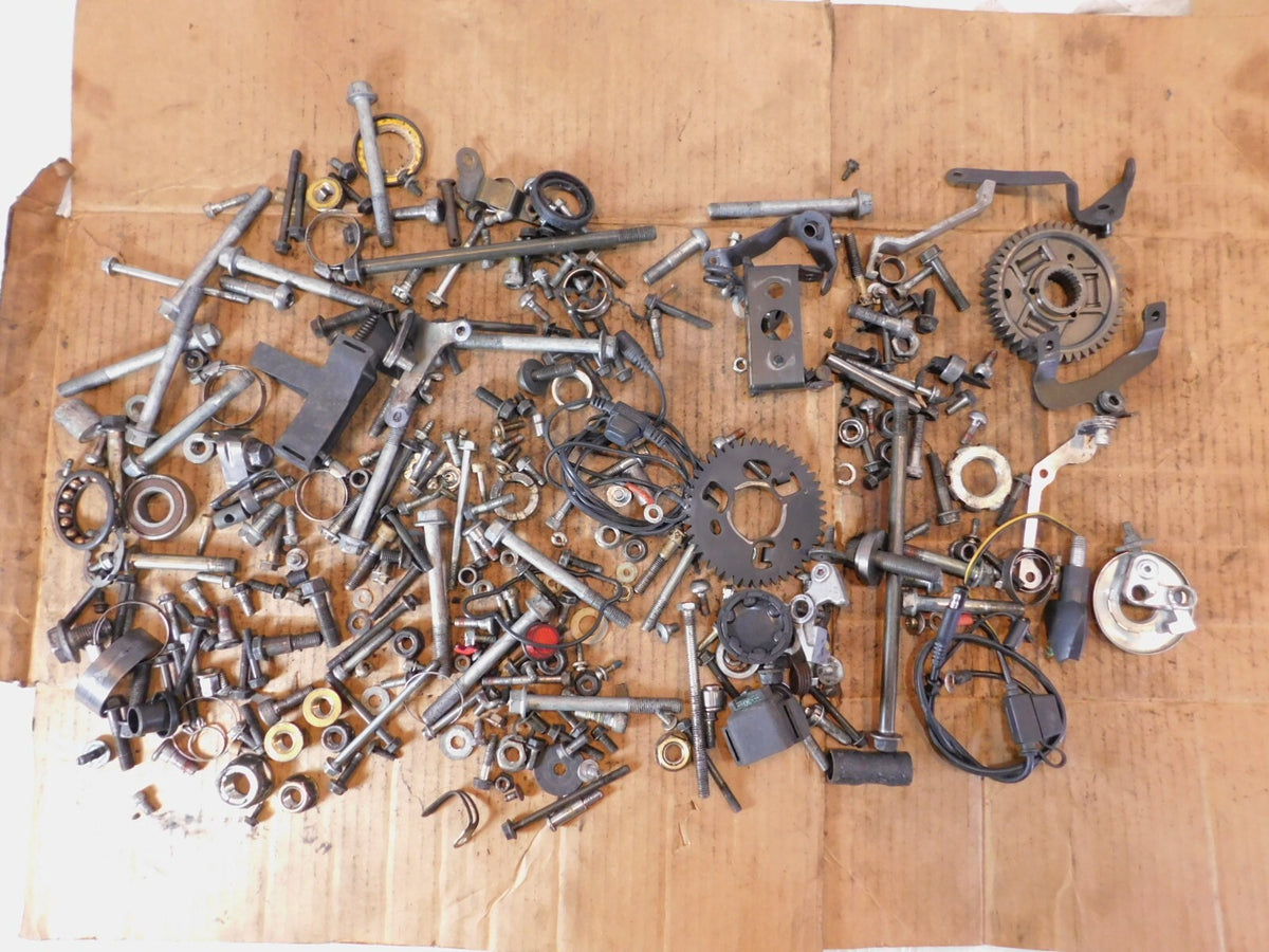 98 Honda VTR1000 Super Hawk Firestorm 1000 Nut Bolt & Bracket Hardware Parts Lot - C3 Cycle