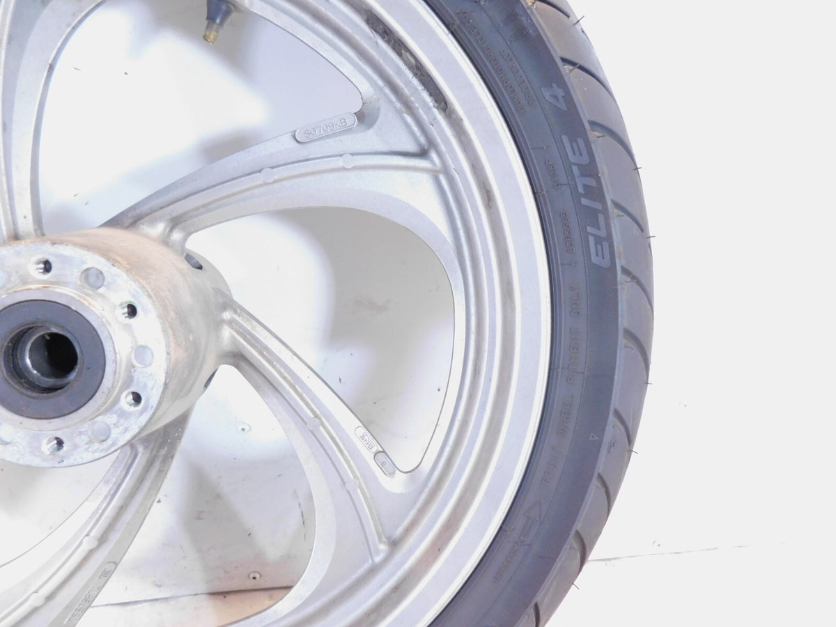 2008-2009 Victory Vision Touring Silver Cast Front Wheel Rim with Tire - C3 Cycle