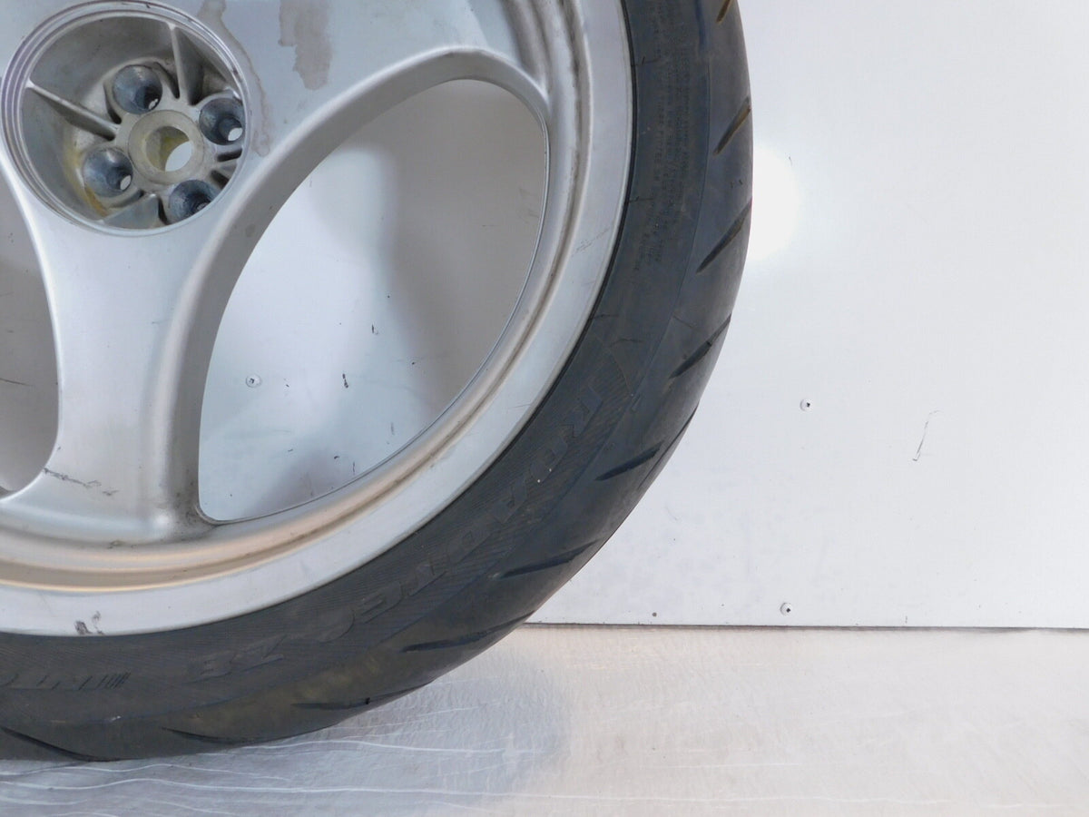 1995-2001 BMW R1100R R1100RT R1100RS R850R Cast Wheel Silver Rear Back Wheel Rim - C3 Cycle