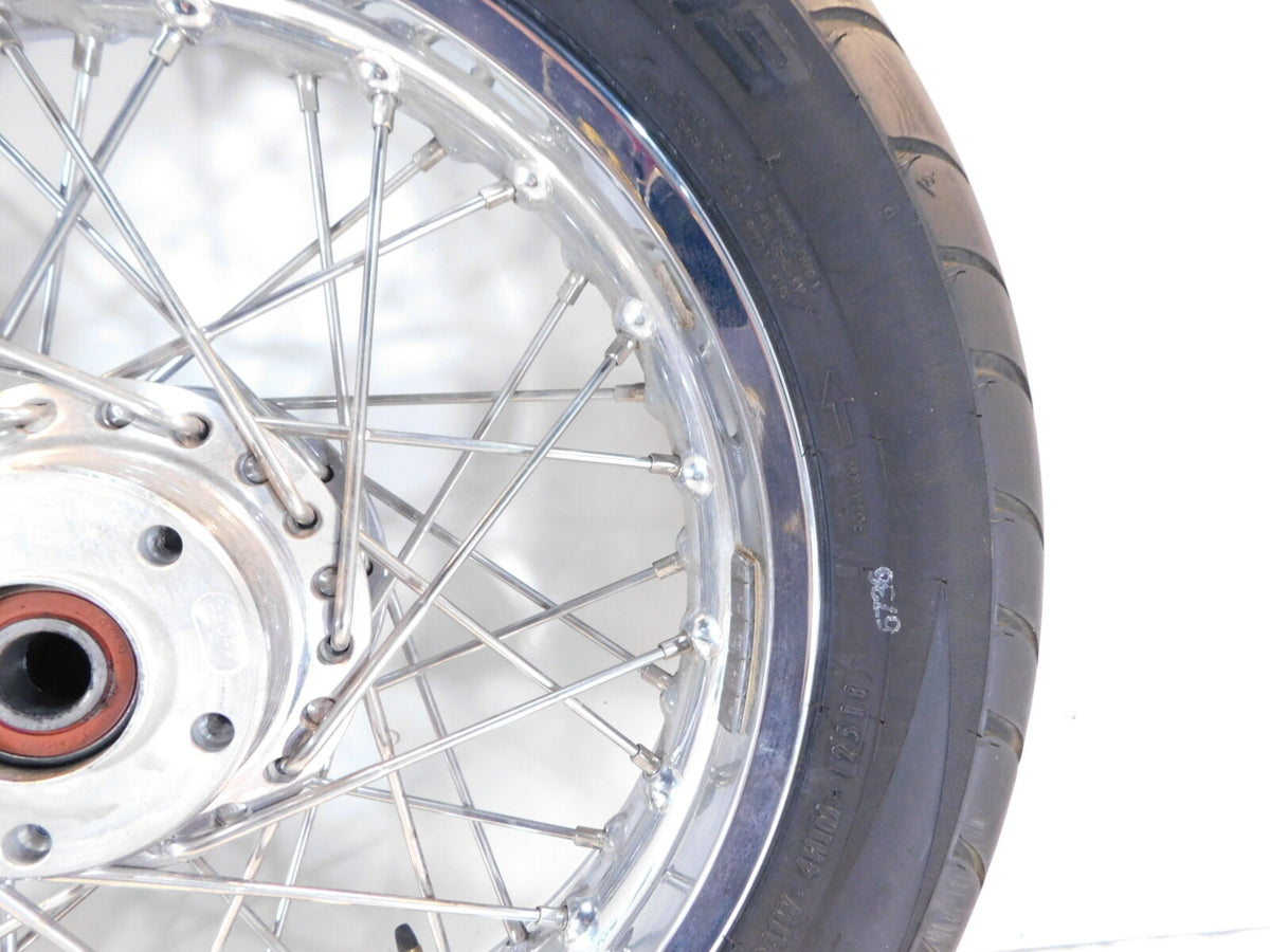 Victory V92 Deluxe & Touring Cruiser Chrome Laced Front Wheel Rim Rotor & Tire - C3 Cycle
