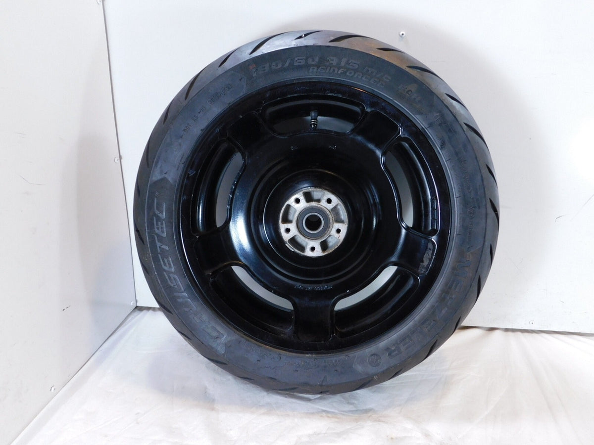 Harley Davidson FLHX Street Glide Road Glide Custom Black Rear Wheel Rim & Tire - C3 Cycle