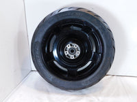 Harley Davidson FLHX Street Glide Road Glide Custom Black Rear Wheel Rim & Tire - C3 Cycle