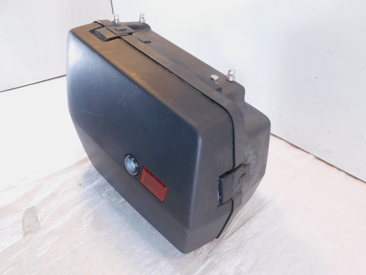1984-1989 BMW K100RS Black Left Rear Integral Case Saddlebag Luggage Holder Box - C3 Cycle
