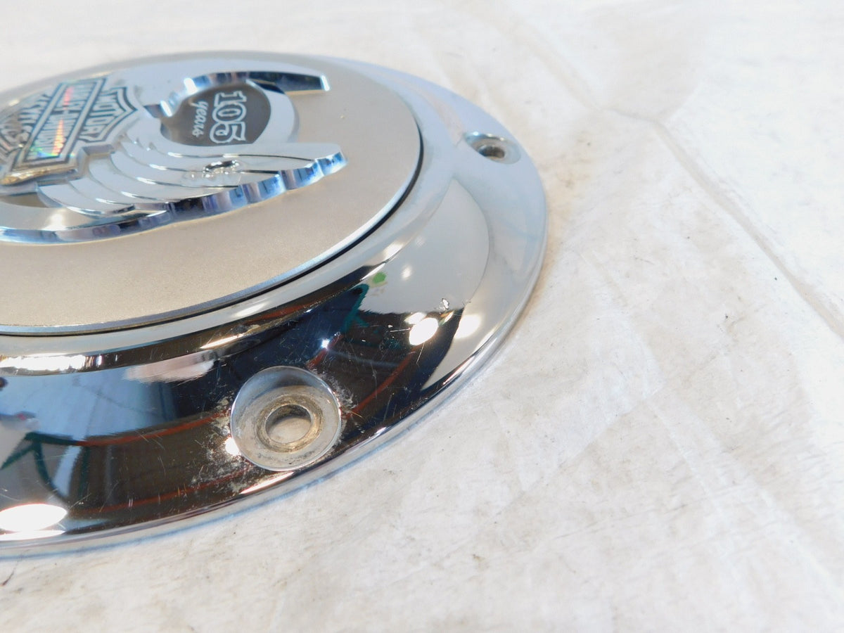 Harley Twin Cam Softail & Dyna 105th Anniversary Left Clutch Derby Engine Cover - C3 Cycle