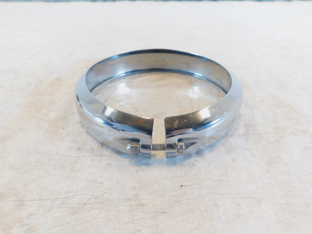 Harley Touring Electra Glide & Softail Passing Fog Light Lamp Chrome Trim Ring - C3 Cycle