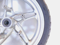 BMW K1200GT K1200RS R1100S R1150R Cast Silver Front Wheel Rim & Tire - Straight - C3 Cycle