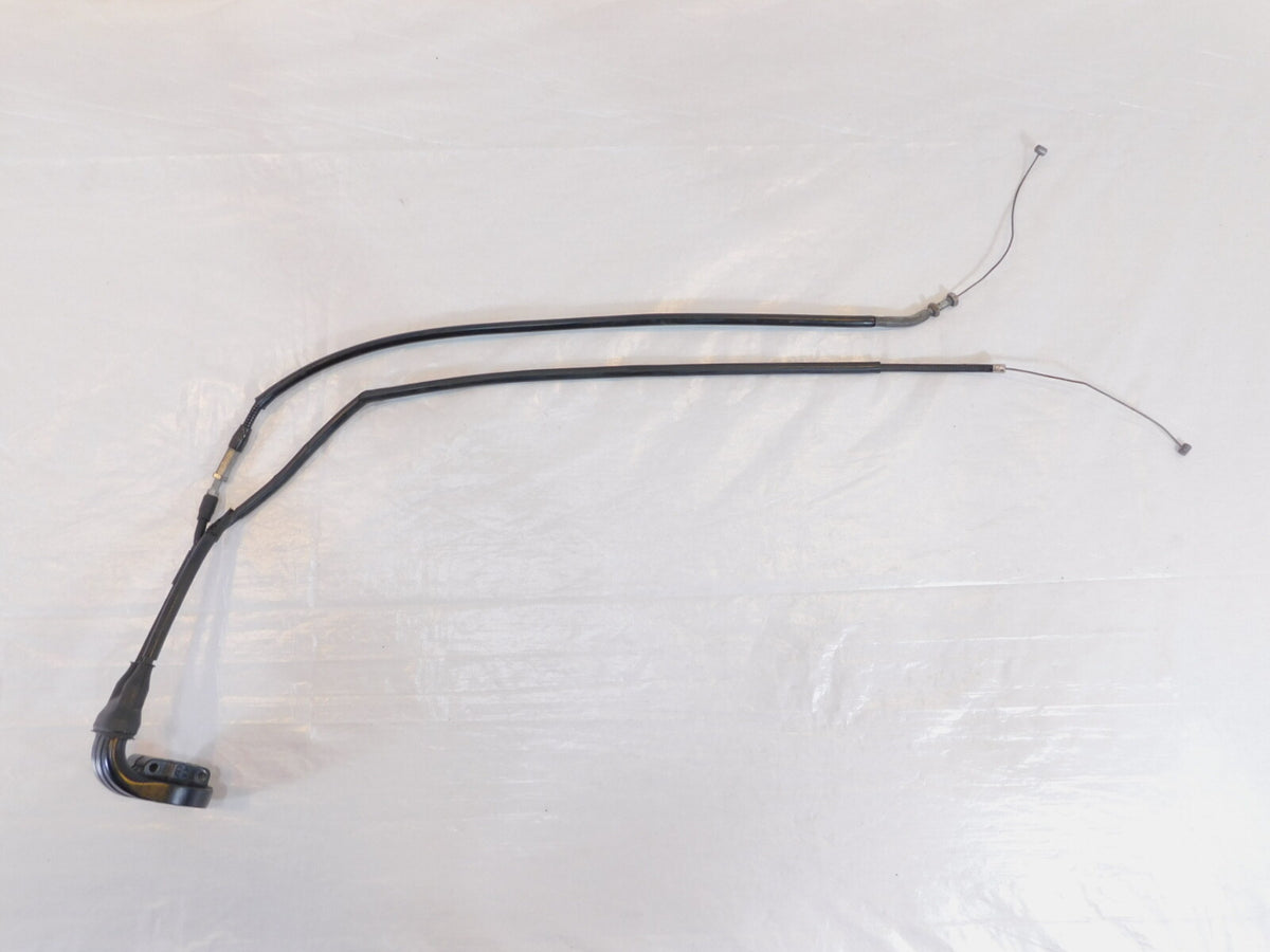 1994 Yamaha FZR1000 OEM Front Push/Pull Handlebar Throttle Cables Lines - C3 Cycle
