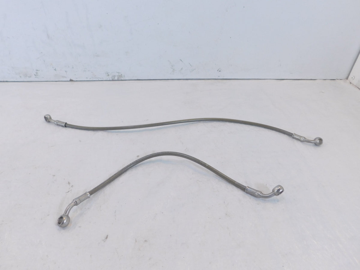 2001-2005 BMW F650CS F650 CS Braided Front Wheel ABS Brake Hose Pipe Lines - C3 Cycle