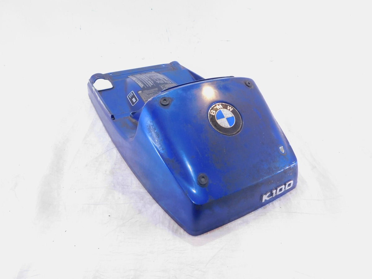 1984-1985 BMW K100 K100RT K100RS Alaska Blue Rear Wheel Seat Upper Tail Section - C3 Cycle