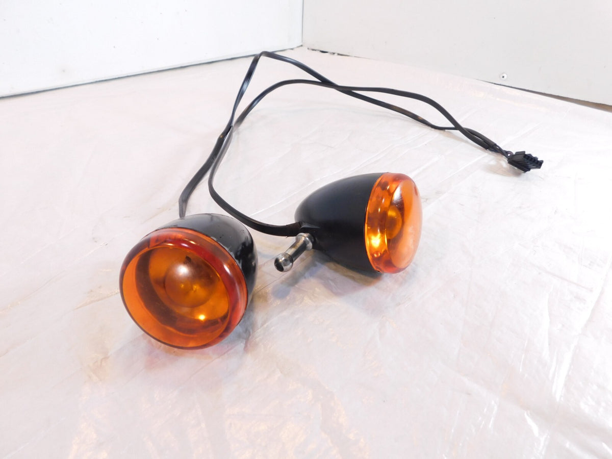 Harley Davidson V-Rod VRod VRSC & Sportster XR1200 Black Turn Signal Indicators - C3 Cycle