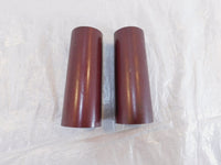 1972 72 Honda CB350K CB350K4 350 Maroon Front Lower Left/Right Fork Leg Covers - C3 Cycle