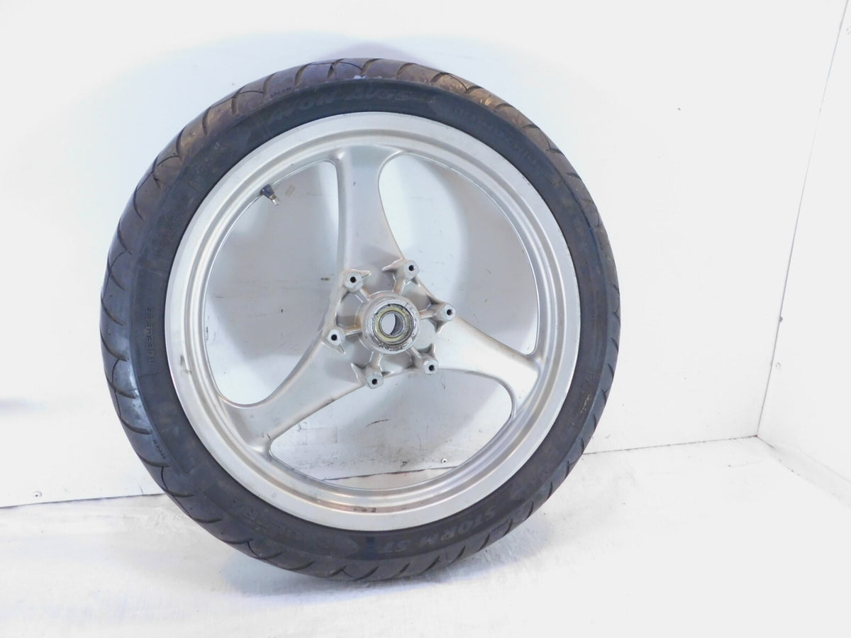 1992-1997 BMW K1100LT Silver Front Wheel Rim & Tire - 36312312809 - 2.5x18" - C3 Cycle