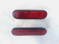 Aprilia Atlantic 125 Mojito 150 & Dorsoduro Custom Rear License Plate Reflectors - C3 Cycle