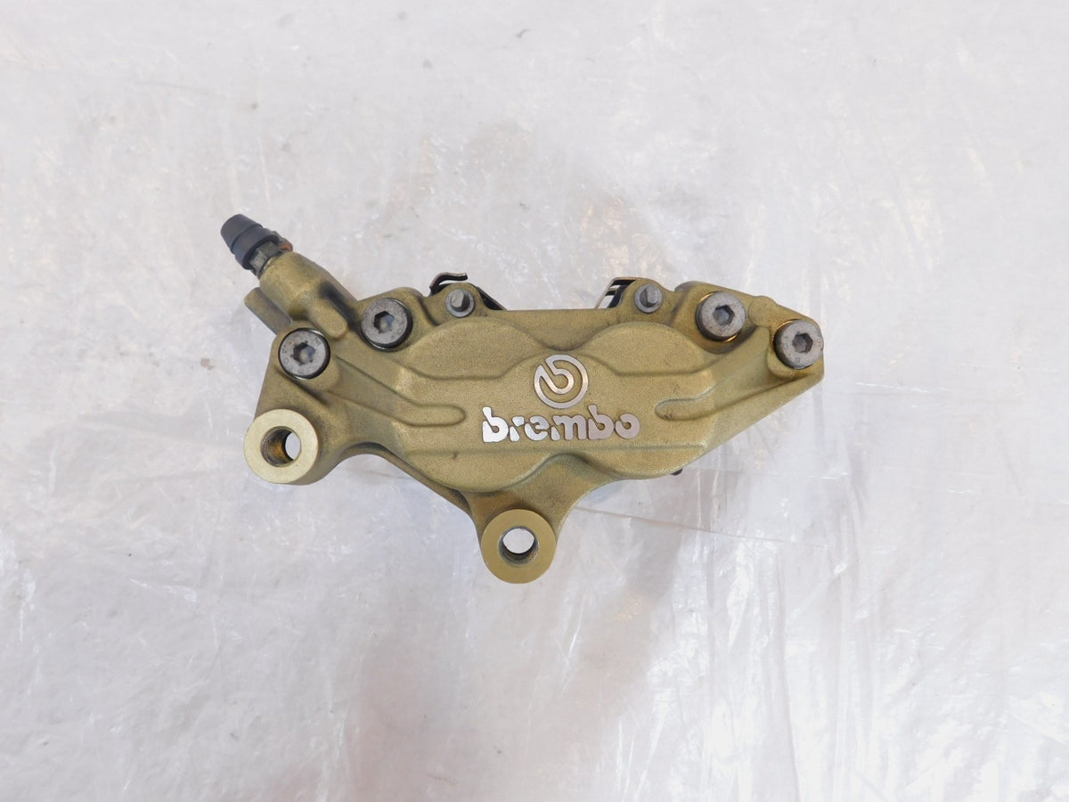 Ducati Sport-Touring Superbike Gold Brembo Front Left Wheel Brake Disc Caliper - C3 Cycle