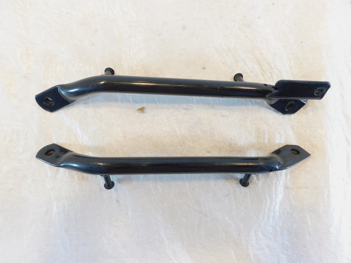 Pair Kawasaki Ninja ZX600 ZX600-E & ZZR600 Rear Passenger Seat Grab Bar Rails - C3 Cycle
