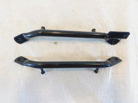 Pair Kawasaki Ninja ZX600 ZX600-E & ZZR600 Rear Passenger Seat Grab Bar Rails - C3 Cycle