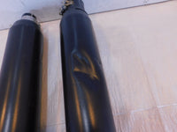 Harley Davidson Electra Road Street Glide Black Left Right Exhaust Pipe Mufflers