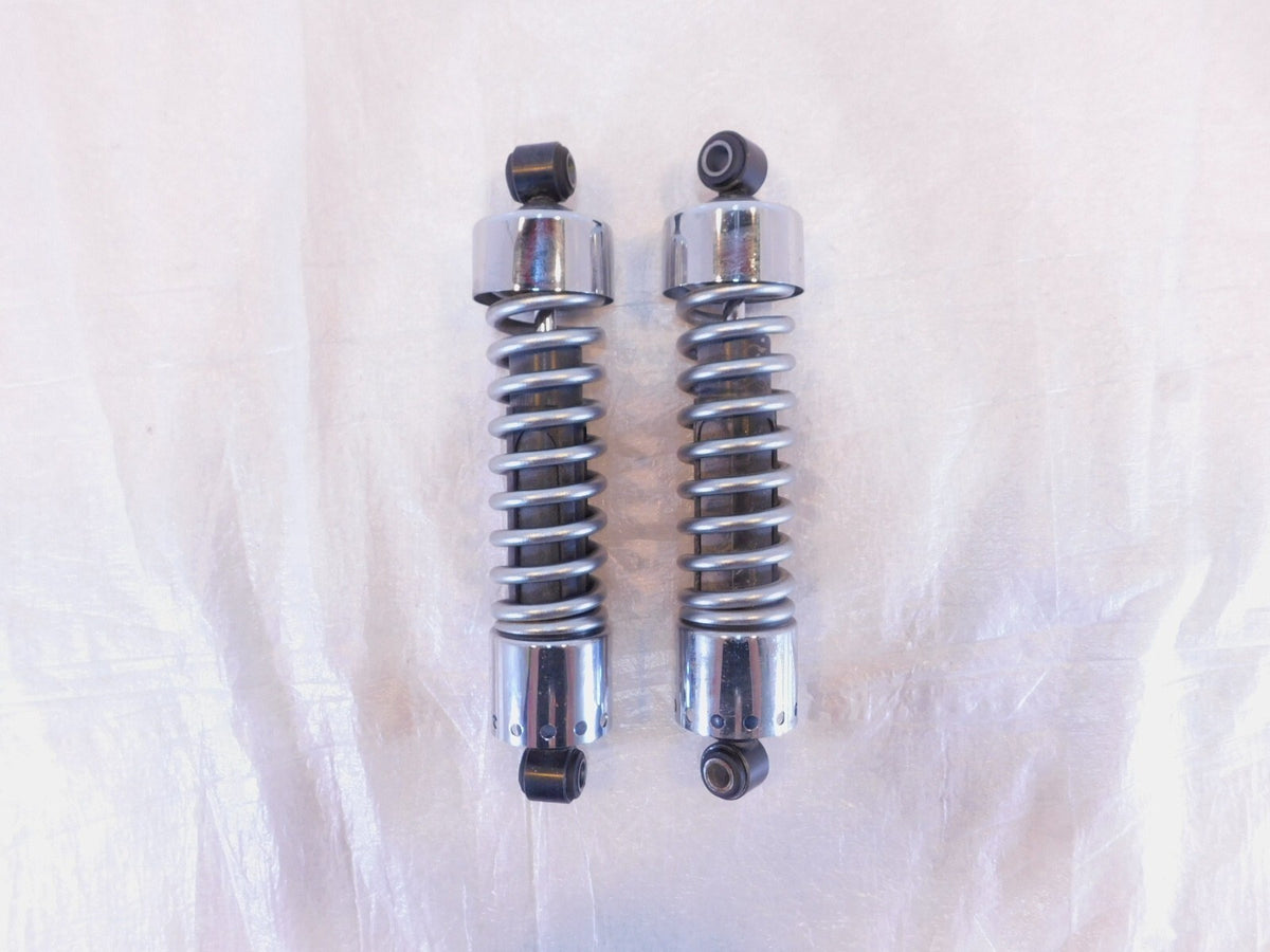Harley Davidson Dyna Wide Glide & Street Bob Chrome Rear Shock Absorbers 12" - C3 Cycle