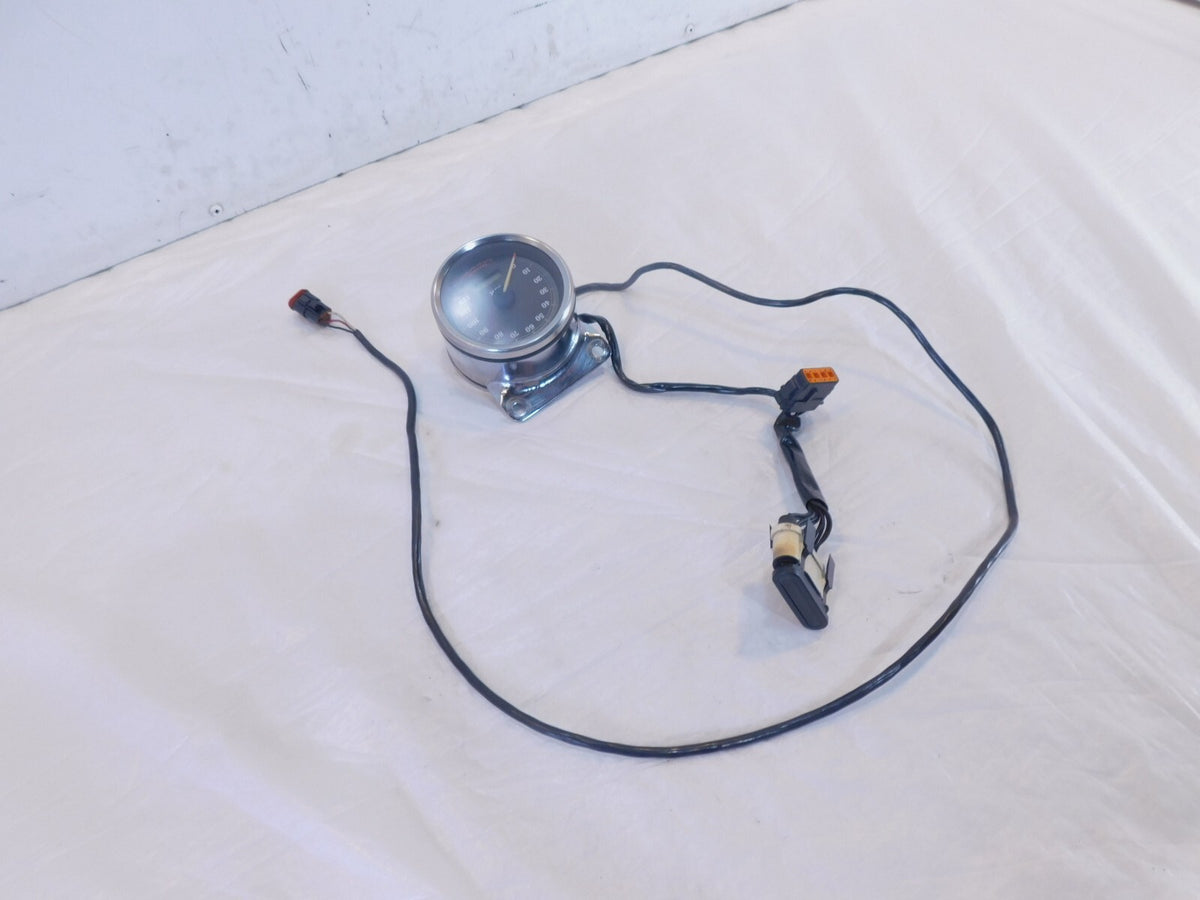 Harley Davidson Sportster 1200 Custom Chrome Speedo Speedometer & Mount Bracket - C3 Cycle