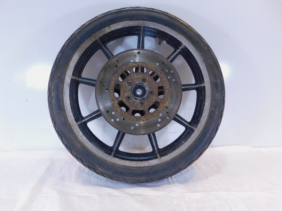 Harley Davidson Sportster 883 & 1200 19" Cast Front Wheel Rim w/ Tire & Rotor - C3 Cycle