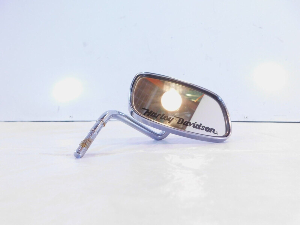 Harley Davidson FXR Softail Dyna Sportster Chrome Right Square Rear View Mirror - C3 Cycle