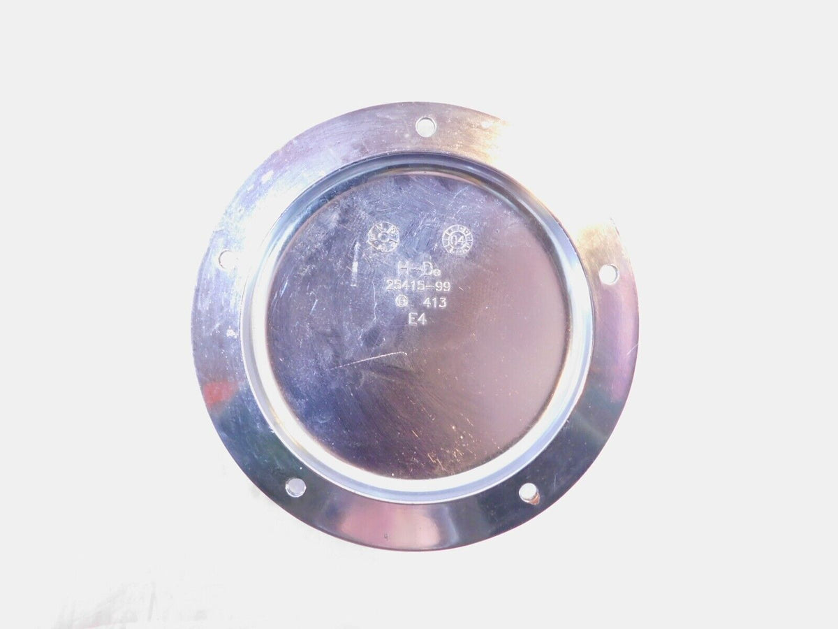 Harley Davidson Twin Cam Dyna Softail Left Engine Chrome Derby Clutch Cover - C3 Cycle